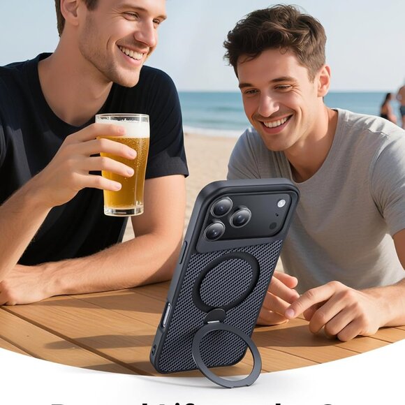 NEW Designed for iPhone 17 Pro Case with 360° Magnetic Stand - Picture 9 of 14